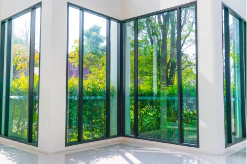 Cancelería fija de aluminio en Cristales y Aluminios CAII